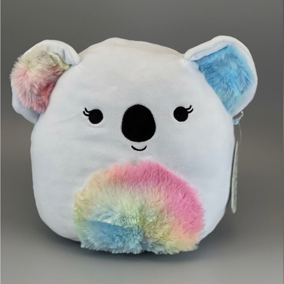 Squishmallow ‘MAURA’ RARE COLLECTABLE Koala Bear Tie Dye SQUISHMALLOW ☆NWT☆ 8" - Picture 4 of 8